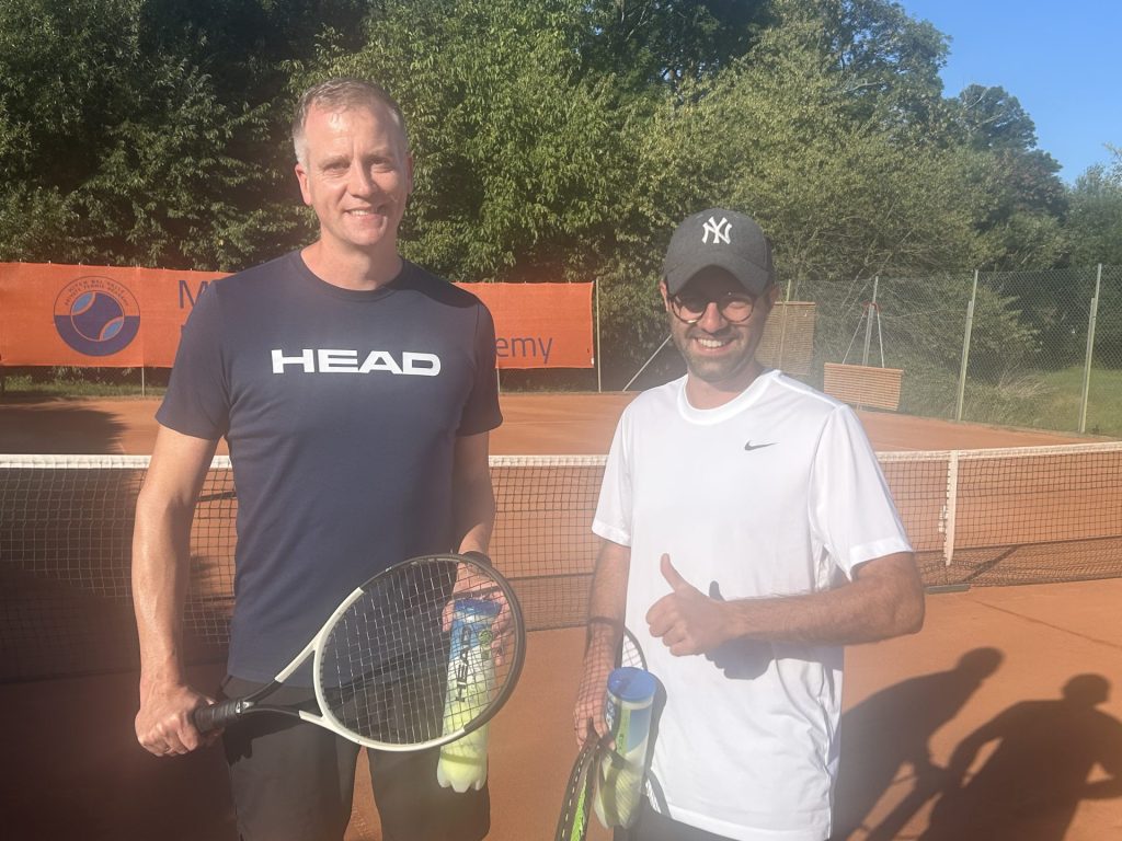 Finalisten des Ferien Hobby Herren Turniers .Bei 16 Anmeldungen wird dieses Event nächstes Jahr wiederholt